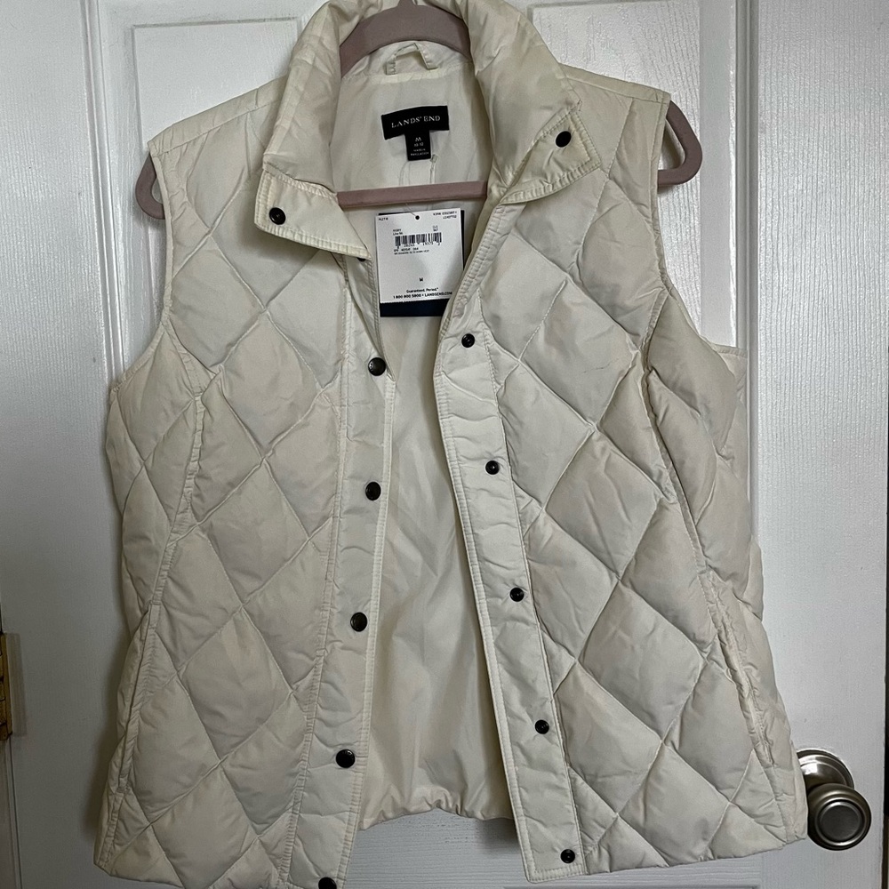 Land’s End Diamond Down Puffer Vest